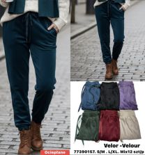 Spodnie welurowy (S-XL/12szt)