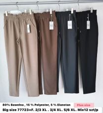 PLUS_Spodnie elastyczny (2-6XL/12szt)