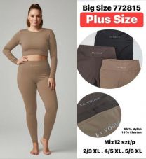 PLUS_Spodnie legginsy damskie (2XL-6XL/12szt)