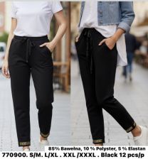 Spodnie dresowy damskie (S-3XL/12szt)