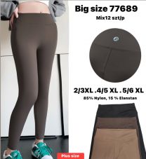 PLUS_Spodnie legginsy damskie (2-6XL/12szt)