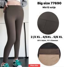 PLUS_Spodnie legginsy damskie (2-6XL/12szt)