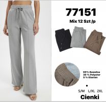 Spodnie damskie (S-2XL/12 szt)