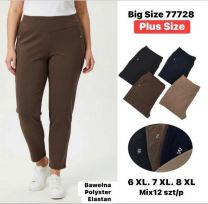 PLUS_Spodnie elastyczny (6-8XL/12szt)