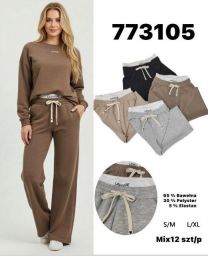 Spodnie dresowy damskie (S-XL/12szt)