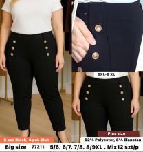 PLUS_Spodnie elastyczny (5-9XL/12szt)