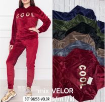 Komplety welurowe (S-XL/12kpt)