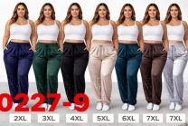 PLUS_Spodnie welurowy (2XL-7XL/12szt)