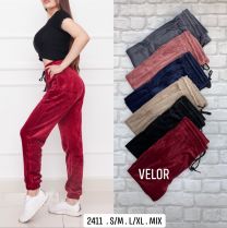 Spodnie welurowy (S-XL/12szt)