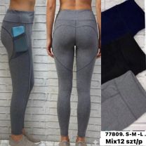 Spodnie legginsy damskie (S-L/12szt)
