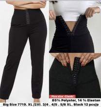 PLUS_Spodnie legginsy damskie (XL-6XL/12szt)