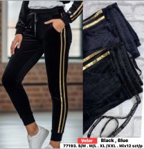 Spodnie welurowy (S-2XL/12szt)