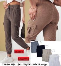 Spodnie dresowy damskie (M-2XL/12szt)