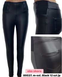 Spodnie ekoskóra damskie (M-2XL/12szt)