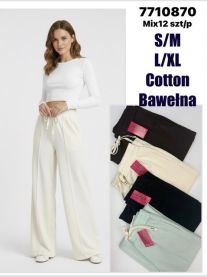 Spodnie elastyczny (S-XL/12szt)