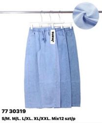 Spodnie jeans damskie (S-2XL/12szt)