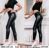 Spodnie ekoskóra damskie (S-XL/12szt)
