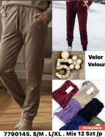 Spodnie welurowy (S-XL/12szt)