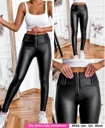 Spodnie ekoskóra damskie (S-XL/12szt)