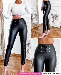 Spodnie ekoskóra damskie (S-XL/12szt)