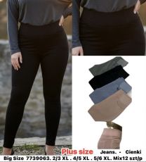 PLUS_Spodnie elastyczny (2-6XL/12szt)