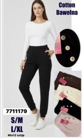 Spodnie elastyczny (S-XL/12szt)