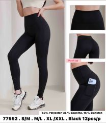 Spodnie Legginsy damskie (S-2XL/12 szt)