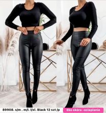 Spodnie ekoskóra damskie (S-XL/12szt)