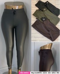 Spodnie ekoskóra damskie (XL-5XL/12szt)