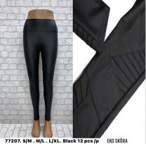 Spodnie ekoskóra damskie (S-XL/12szt)