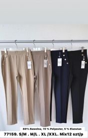 Spodnie elastyczny (S-2XL/12szt)