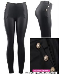 Spodnie ekoskóra damskie (S-XL/12szt)