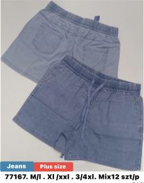 PLUS_Szorty damskie (M-4XL/12szt)