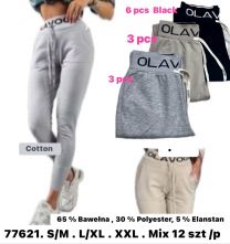 Spodnie dresowy damskie (S-2XL/12szt)