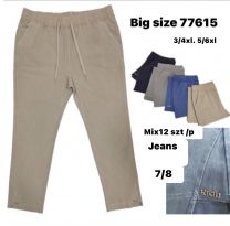 Spodnie damskie7/8 (3-6XL/12szt)