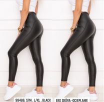 Spodnie ekoskóra damskie (S-XL/12szt)
