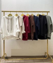 Bluzy z kapturem damskie (Uniwersalny/6 szt)