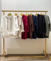 Bluzy z kapturem damskie (Uniwersalny/6 szt)