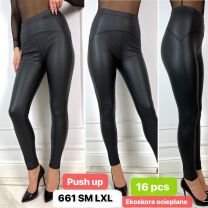 Spodnie ekoskóra damskie (S-XL/16szt)