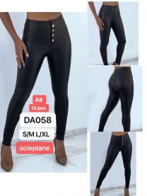 Spodnie ekoskóra damskie (S-XL/12szt)