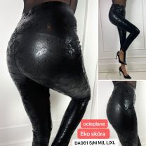 Spodnie ekoskóra damskie (S-XL/12szt)
