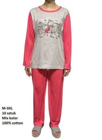 Piżama damska (M-3XL/10kpt)