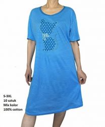 Koszula nocna damska (S-3XL/10szt)