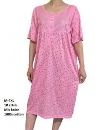 Koszula nocna damska (M-4XL/10szt)