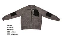Bluzy bez kaptura męskie (M-2XL/10szt)