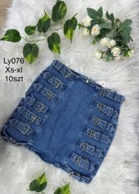 Spódnica jeansy damskie (XS-XL/10szt)