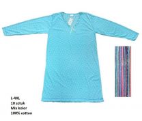 Koszula nocna damska (L-4XL/10szt)