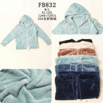 Bluzy z kapturem damskie (M-2XL/12szt)