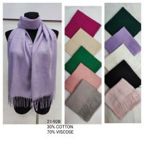 Szaliki damskie (uniwersalny/12szt)