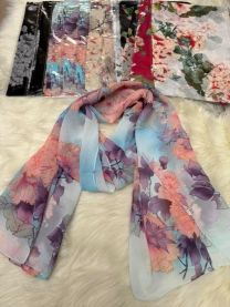 Szaliki damskie (uniwersalny/12szt)